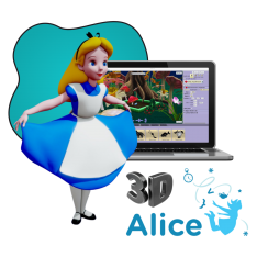 Alice 3d - КИБЕРшкола программирования для детей, компьютерные курсы для школьников, начинающих и подростков - KIBERone г. Волжск