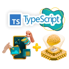 TypeScript + AI: создаём умные веб-приложения - КИБЕРшкола программирования для детей, компьютерные курсы для школьников, начинающих и подростков - KIBERone г. Волжск