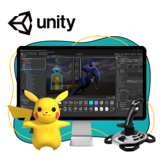 Мир игр на Unity 2D на популярном движке + AI-помощники - КИБЕРшкола программирования для детей, компьютерные курсы для школьников, начинающих и подростков - KIBERone г. Волжск