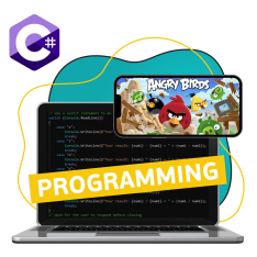 Программирование на C#. Удивительный мир 2D-игр - КИБЕРшкола программирования для детей, компьютерные курсы для школьников, начинающих и подростков - KIBERone г. Волжск