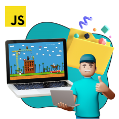 Программирование на JavaScript. Учимся создавать игры! - КИБЕРшкола программирования для детей, компьютерные курсы для школьников, начинающих и подростков - KIBERone г. Волжск